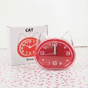 New! Cat Lady Retro Alarm Clock